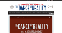 Desktop Screenshot of danceofrealitymovie.com